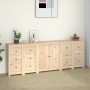 Aparador de madera maciza de pino 230x35x80 cm de , Aparadores - Ref: Foro24-3114084, Precio: 400,32 €, Descuento: %