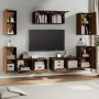 Set de muebles para TV 7 pzas madera contrachapada roble marrón von , TV-Möbel - Ref: Foro24-3114309, Preis: 219,12 €, Rabatt: %