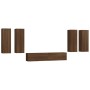 Set de muebles para TV 6 pzas madera contrachapada roble marrón von , TV-Möbel - Ref: Foro24-3114349, Preis: 252,09 €, Rabatt: %