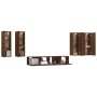 Set de muebles para TV 6 pzas madera contrachapada roble marrón von , TV-Möbel - Ref: Foro24-3114349, Preis: 252,09 €, Rabatt: %