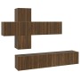 Set de muebles para TV 7 pzas madera contrachapada roble marrón von , TV-Möbel - Ref: Foro24-3114517, Preis: 207,53 €, Rabatt: %