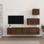 Set de muebles para TV 4 pzas madera contrachapada marrón roble von , TV-Möbel - Ref: Foro24-3114645, Preis: 140,60 €, Rabatt: %