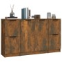 Aparadores 3 piezas madera contrachapada roble ahumado by , Sideboards - Ref: Foro24-3115849, Price: 127,70 €, Discount: %