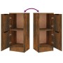 Aparadores 3 piezas madera contrachapada roble ahumado by , Sideboards - Ref: Foro24-3115849, Price: 127,70 €, Discount: %