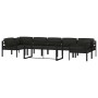 Set muebles de jardín 8 pzas y cojines aluminio gris antracita by , Garden sets - Ref: Foro24-3115926, Price: 1,00 €, Discoun...