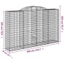 Cestas de gaviones 20 uds forma de arco hierro 300x50x180/200cm von , Töpfe und Pflanzgefäße - Ref: Foro24-3146787, Preis: 3,...