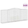 Cestas de gaviones 20 uds forma de arco hierro 400x50x160/180cm von , Töpfe und Pflanzgefäße - Ref: Foro24-3147045, Preis: 3,...