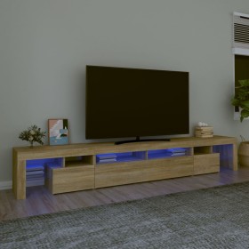 Mueble de TV con luces LED roble Sonoma 260x36,5x40 cm von , TV-Möbel - Ref: Foro24-3152780, Preis: 186,79 €, Rabatt: %