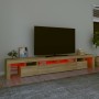 Mueble de TV con luces LED roble Sonoma 260x36,5x40 cm von , TV-Möbel - Ref: Foro24-3152780, Preis: 186,79 €, Rabatt: %