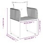 Juego de comedor para jardín 7 piezas negro by , Garden sets - Ref: Foro24-3156497, Price: 502,31 €, Discount: %