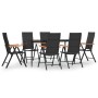 Juego comedor de jardín 7 piezas ratán sintético negro y marrón von , Gartensets - Ref: Foro24-3156525, Preis: 545,15 €, Raba...