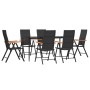 Juego comedor de jardín 7 piezas ratán sintético negro y marrón von , Gartensets - Ref: Foro24-3156525, Preis: 545,15 €, Raba...