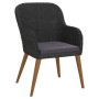 Juego de comedor de jardín 5 piezas con cojines negro von , Gartensets - Ref: Foro24-3156718, Preis: 541,98 €, Rabatt: %