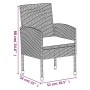 Set de comedor de jardín 7 pzas y cojines ratán sintético negro by , Garden sets - Ref: Foro24-3156779, Price: 380,87 €, Disc...