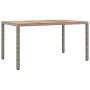 Set comedor de jardín 5 piezas con cojines ratán sintético gris von , Gartensets - Ref: Foro24-3157549, Preis: 675,76 €, Raba...