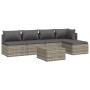 Set de muebles de jardín 6 pzas y cojines ratán sintético gris von , Gartensets - Ref: Foro24-3157315, Preis: 513,37 €, Rabat...