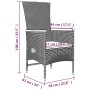Set comedor jardín 7 pzas y cojines ratán sintético gris von , Gartensets - Ref: Foro24-3157540, Preis: 689,93 €, Rabatt: %