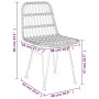 Juego de comedor de jardín 9 piezas ratán sintético de , Conjuntos de jardín - Ref: Foro24-3157879, Precio: 859,18 €, Descuen...