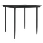 Juego comedor jardín 5 piezas y cojines ratán sintético y acero by , Garden sets - Ref: Foro24-3186940, Price: 313,72 €, Disc...