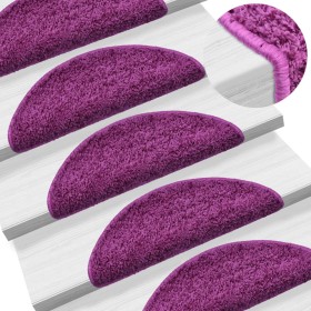 Stair mats 10 units purple 56x17x3 cm by vidaXL, Stair mats - Ref: Foro24-149793, Price: 48,35 €, Discount: %