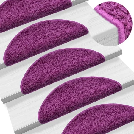 Stair mats 10 units purple 56x17x3 cm by vidaXL, Stair mats - Ref: Foro24-149793, Price: 47,47 €, Discount: %