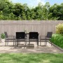 Juego de comedor para jardín 7 piezas ratán sintético y acero von , Gartensets - Ref: Foro24-3187008, Preis: 360,59 €, Rabatt: %