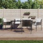 Juego comedor jardín 5 piezas y cojines ratán sintético y acero von , Gartensets - Ref: Foro24-3187057, Preis: 423,74 €, Raba...