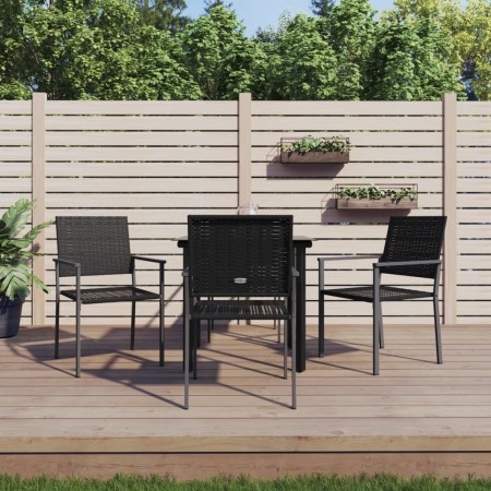 Juego de comedor para jardín 5 piezas ratán sintético y acero von , Gartensets - Ref: Foro24-3187020, Preis: 246,68 €, Rabatt: %