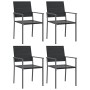 Juego de comedor para jardín 5 piezas ratán sintético y acero von , Gartensets - Ref: Foro24-3187020, Preis: 246,68 €, Rabatt: %