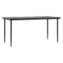 Juego de comedor de jardín 7 pzas ratán sintético y acero negro by , Garden sets - Ref: Foro24-3203277, Price: 321,63 €, Disc...