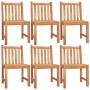 Juego de comedor de jardín 7 piezas madera maciza de teca by , Garden sets - Ref: Foro24-3157149, Price: 843,35 €, Discount: %