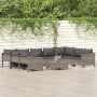 Set de muebles de jardín 10 pzas y cojines ratán sintético gris de , Conjuntos de jardín - Ref: Foro24-3187305, Precio: 662,2...