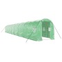 Invernadero con estructura de acero verde 32 m² 16x2x2 m de , Invernaderos - Ref: Foro24-3188023, Precio: 512,14 €, Descuento: %