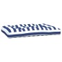Cojines para palés 7 piezas tela a rayas azul y blanco by , Cushions for chairs and sofas - Ref: Foro24-3188918, Price: 229,4...