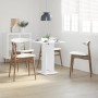Mesa de bistró de madera contrachapada blanco 60x60x75 cm by , Kitchen and dining tables - Ref: Foro24-802102, Price: 51,74 €...