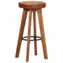 Taburetes de cocina 2 uds cuero auténtico madera maciza acacia von , Küchenhocker - Ref: Foro24-348164, Preis: 158,74 €, Raba...