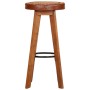 Taburetes de cocina 2 uds cuero auténtico madera maciza acacia von , Küchenhocker - Ref: Foro24-348164, Preis: 158,74 €, Raba...