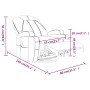 Sillón de masaje mecedora de cuero sintético gris antracita von , Elektrische Massagesessel - Ref: Foro24-335850, Preis: 482,...