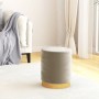 Taburete con almacenaje redondo terciopelo gris oscuro von , Klapphocker und Stühle - Ref: Foro24-340286, Preis: 44,77 €, Rab...