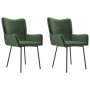 Sillas de comedor 2 unidades terciopelo verde oscuro von , Essstühle - Ref: Foro24-344800, Preis: 124,55 €, Rabatt: %