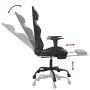 Silla gaming de masaje y reposapiés cuero sintético negro by , Gaming chairs - Ref: Foro24-345419, Price: 125,71 €, Discount: %