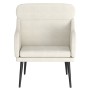 Sillón de terciopelo color crema 63x76x80 cm von , Sessel - Ref: Foro24-351443, Preis: 85,51 €, Rabatt: %