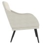 Sillón de terciopelo color crema 63x76x80 cm von , Sessel - Ref: Foro24-351443, Preis: 85,51 €, Rabatt: %
