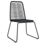Juego de comedor para jardín 3 piezas negro by , Garden sets - Ref: Foro24-3099089, Price: 205,72 €, Discount: %