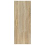 Armario de pared madera contrachapada color roble 34,5x34x90 cm by , Shelves and shelves - Ref: Foro24-812432, Price: 49,56 €...