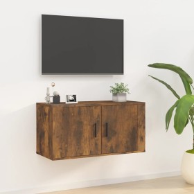Mueble para TV de pared roble ahumado 80x34,5x40 cm von , TV-Möbel - Ref: Foro24-816629, Preis: 59,11 €, Rabatt: %