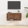 Mueble para TV de pared roble ahumado 80x34,5x40 cm von , TV-Möbel - Ref: Foro24-816629, Preis: 59,11 €, Rabatt: %
