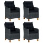 Dunkelgraues 5-teiliges Garten-Essset von vidaXL, Gartensets - Ref: Foro24-3067848, Preis: 710,96 €, Rabatt: %