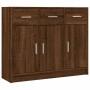 Aparador madera de ingeniería color roble marrón 91x28x75 cm by , Sideboards - Ref: Foro24-823015, Price: 104,24 €, Discount: %