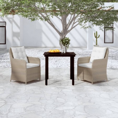 Juego de comedor de jardín 3 piezas marrón von , Gartensets - Ref: Foro24-3099553, Preis: 396,21 €, Rabatt: %